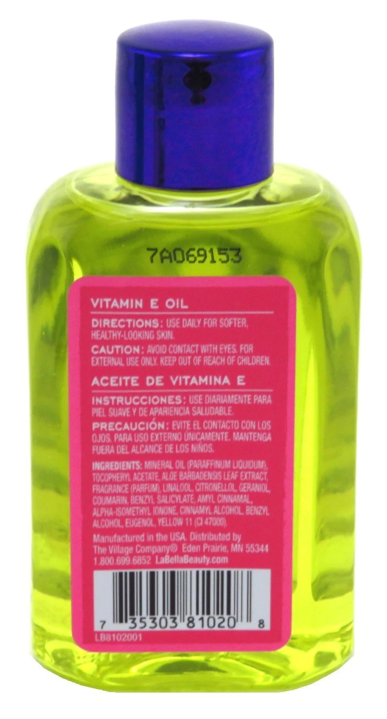 La Bella Vitamin-E 10000 Iu 2.5oz Oil (3 Pack)