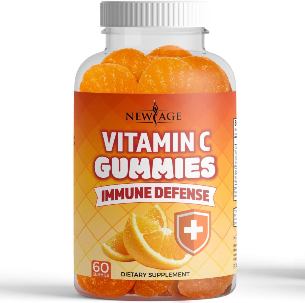 NEW AGE Vitamin C Orange Liquid Drops - Supports Healthy Immune System - Vegetarian Soy  Gluten Free (4 Fl Oz)
