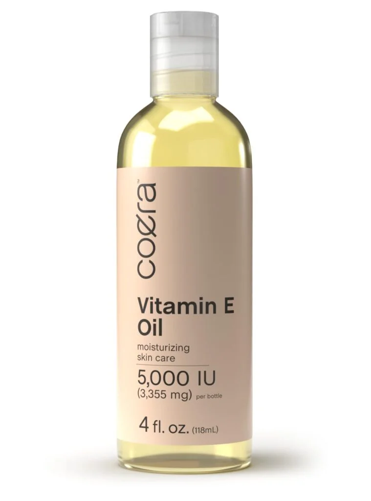 Vitamin E Oil for Skin | 5,000 IU | 4 fl oz | Moisturizing  Nourishing for Face, Hands, and Body | Free of Parabens, SLS,  Fragrances | Coera by Horbaach