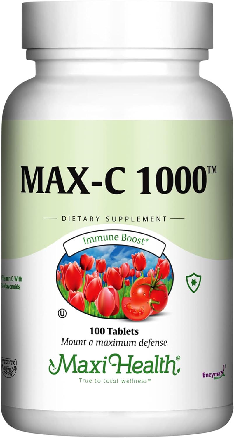 1000 mg Vitamin C - 1000mg Tablets Ultra High Absorption Formula - Gluten Free Kosher Dietary Non GMO Vitamin C Supplement for Immune Support - VIT C Vitamin C Tablets from Ascorbic Acid, 100 Count