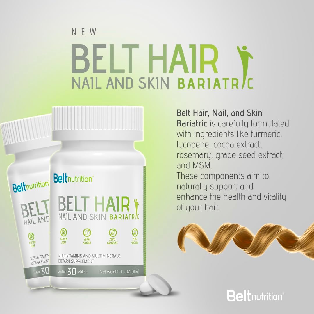 Belt Hair, Nail, and Skin Bariatric Multivitamin and Multimineral
