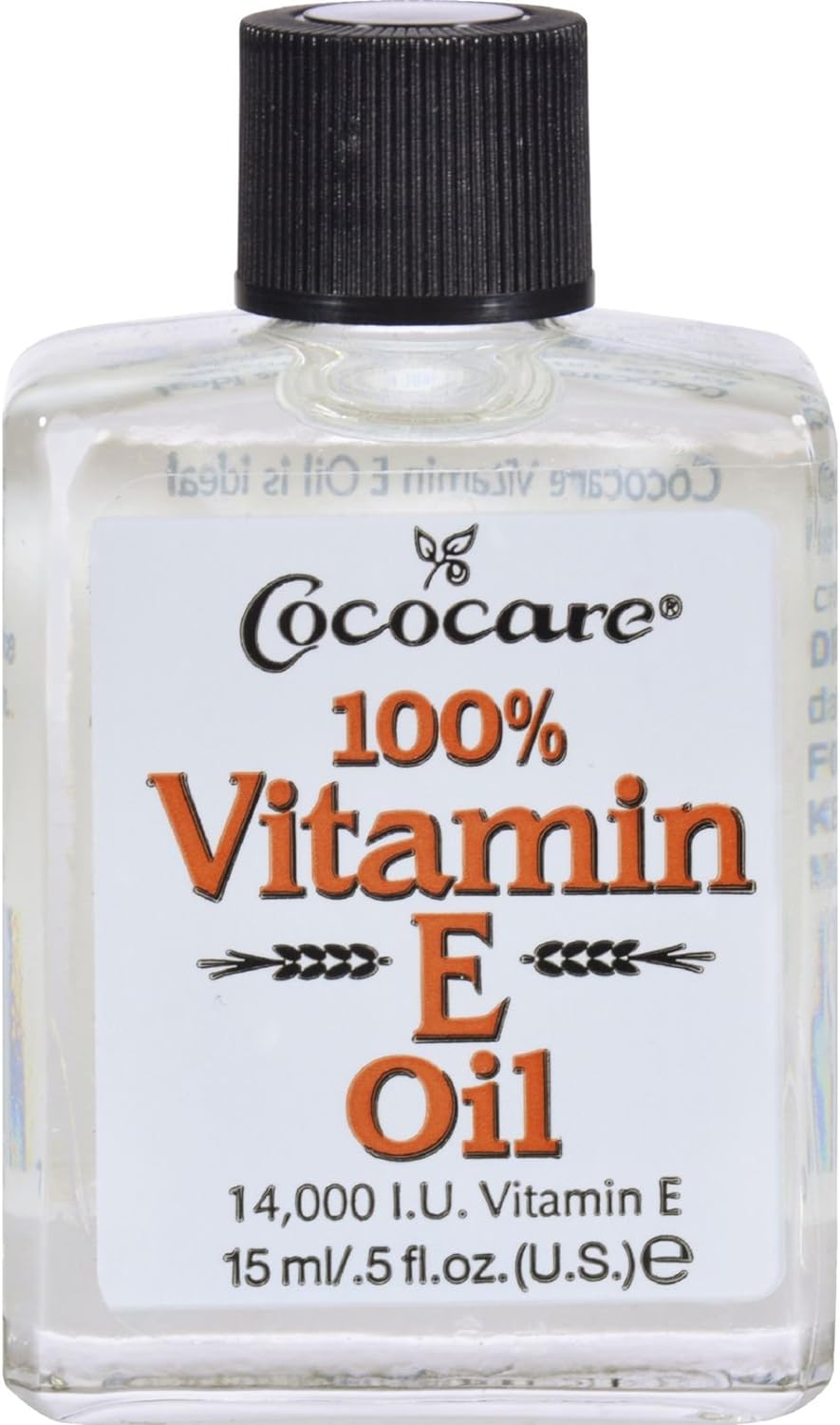 Cococare Vitamin E Oil - 14000 IU - Antioxidant - Repair Skin - 0.5 fl oz (Pack of 2)
