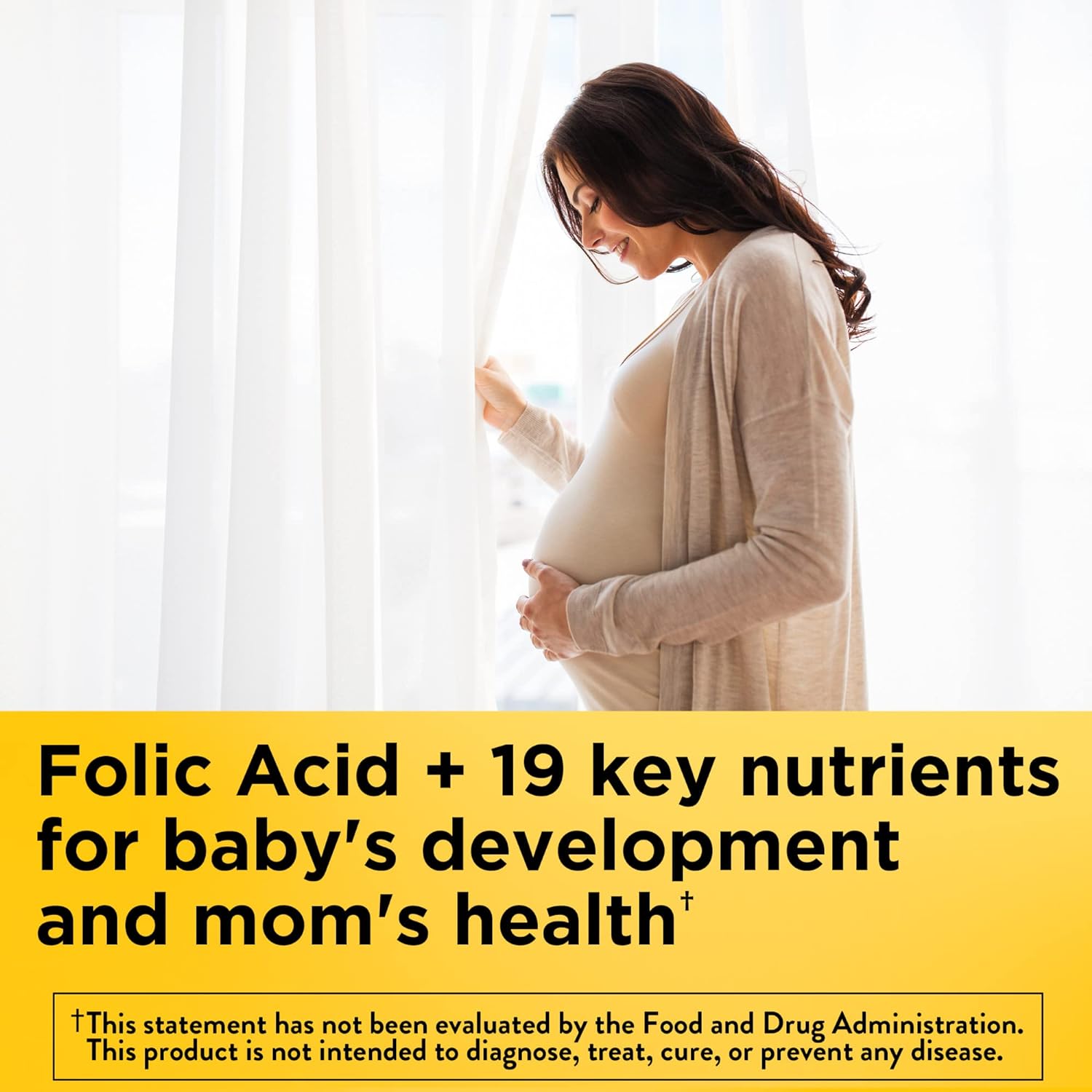 Nature Made Prenatal with Folic Acid + DHA, Prenatal Vitamin and Mineral Supplement for Daily Nutritional Support, 60 Softgels, 60 Day Supply