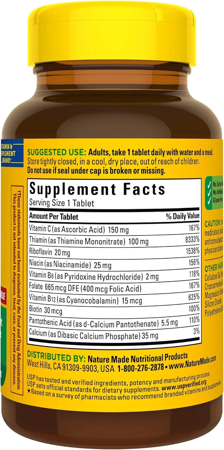 Nature Made Super B-Complex, 460 Tablets