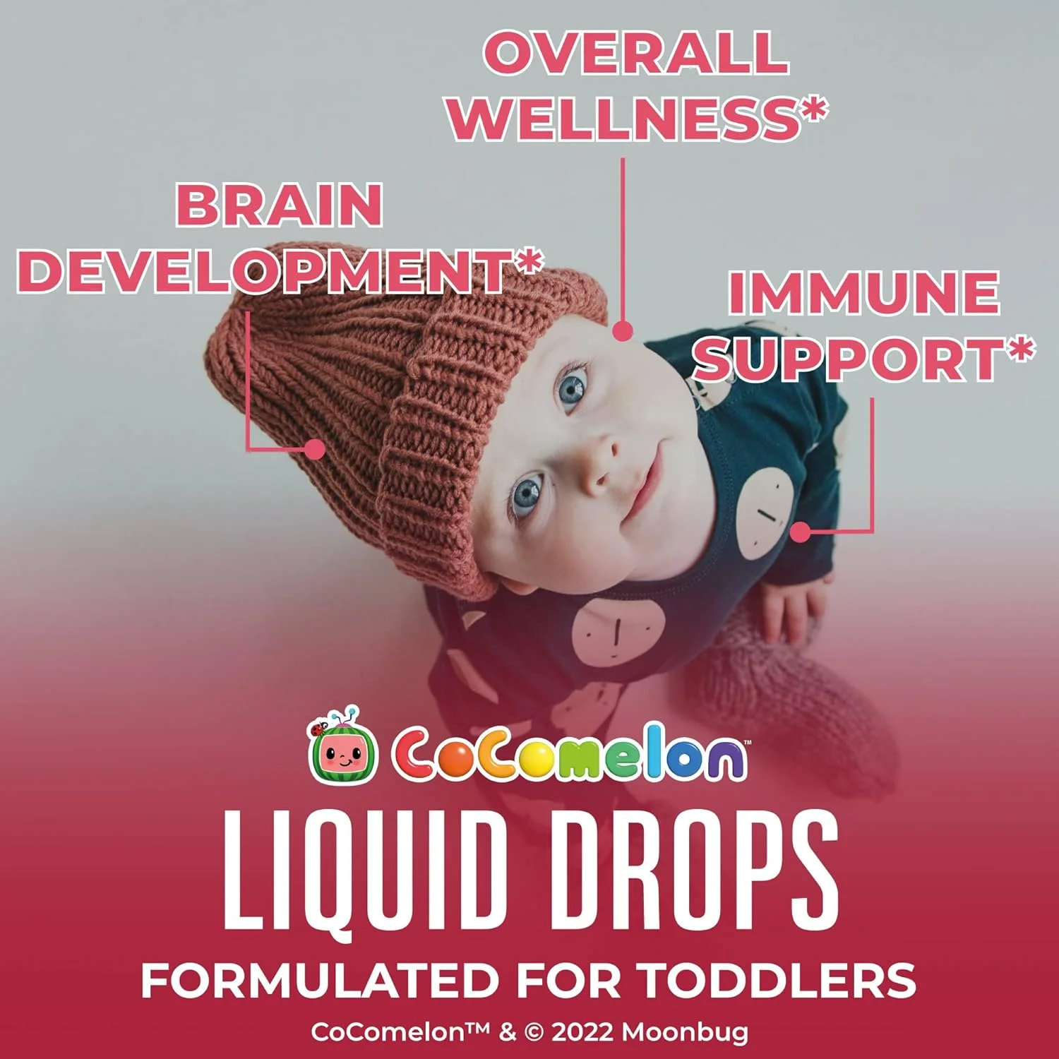 USDA Organic Cocomelon Multivitamin  Multimineral with Iron for Toddlers  Cocomelon Toddler Vitamin C Liquid Drops Bundle by MaryRuths | Immune Support | Vitamin C for Ages 1-3 | Vegan | Non-GMO