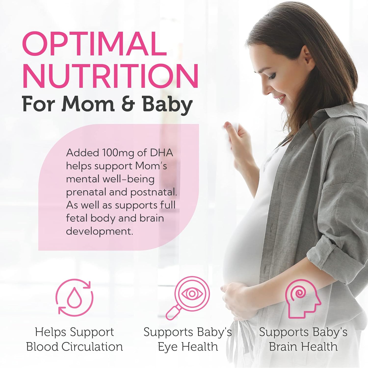 Zahler Mighty Mini Prenatal Vitamin with DHA  Folate - Certified Kosher - All Natural Prenatal Vitamins - Multivitamin for Pregnant Women - 19 Prenatal Vitamins Including Folic Acid (90 Softgels)