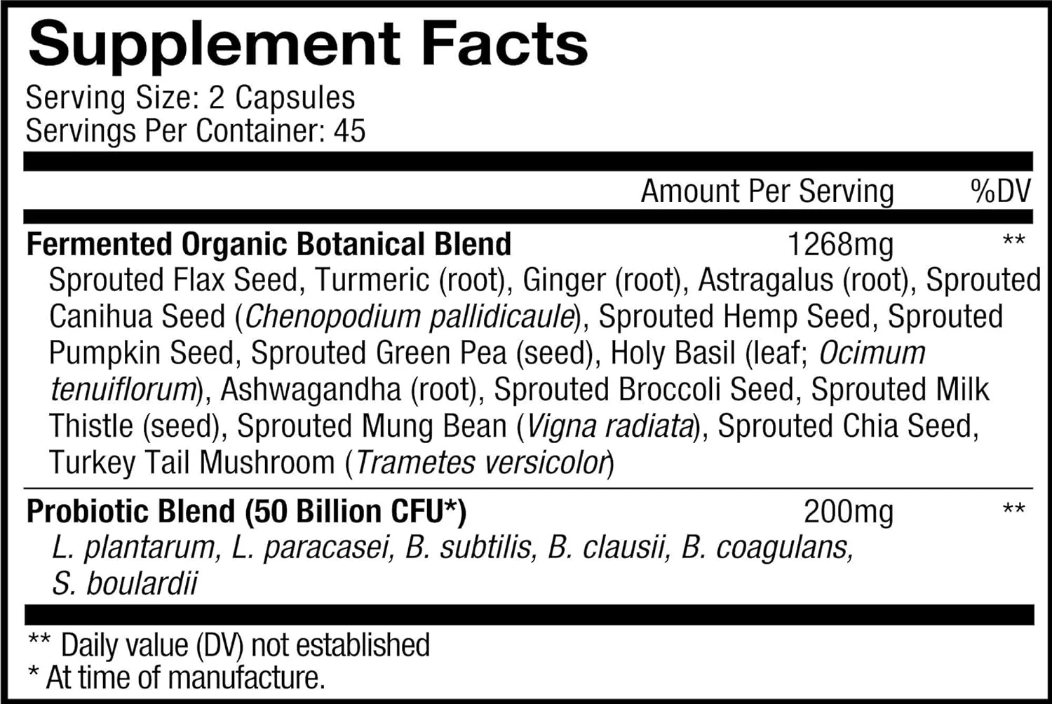 Codeage Daily Vitamin ADK Supplement, Vitamin A Retinyl Palmitate, Vitamin D3 Cholecalciferol, Vitamin K, SBO Probiotic Blend 50 Billion CFU Bundle, Lactobacillus Paracasei, Bacillus Clausii, Non-GMO