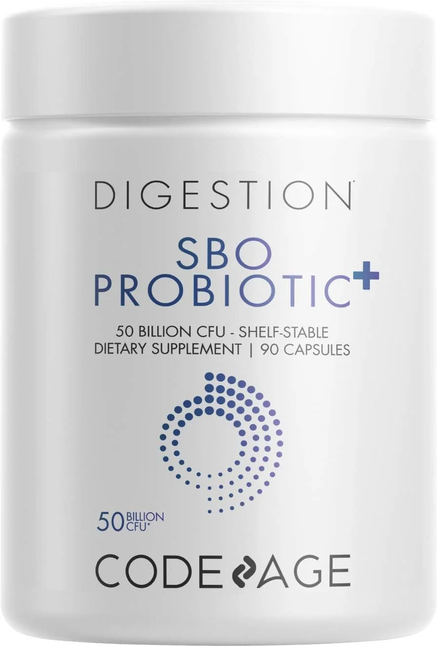 Codeage Daily Vitamin ADK Supplement, Vitamin A Retinyl Palmitate, Vitamin D3 Cholecalciferol, Vitamin K, SBO Probiotic Blend 50 Billion CFU Bundle, Lactobacillus Paracasei, Bacillus Clausii, Non-GMO