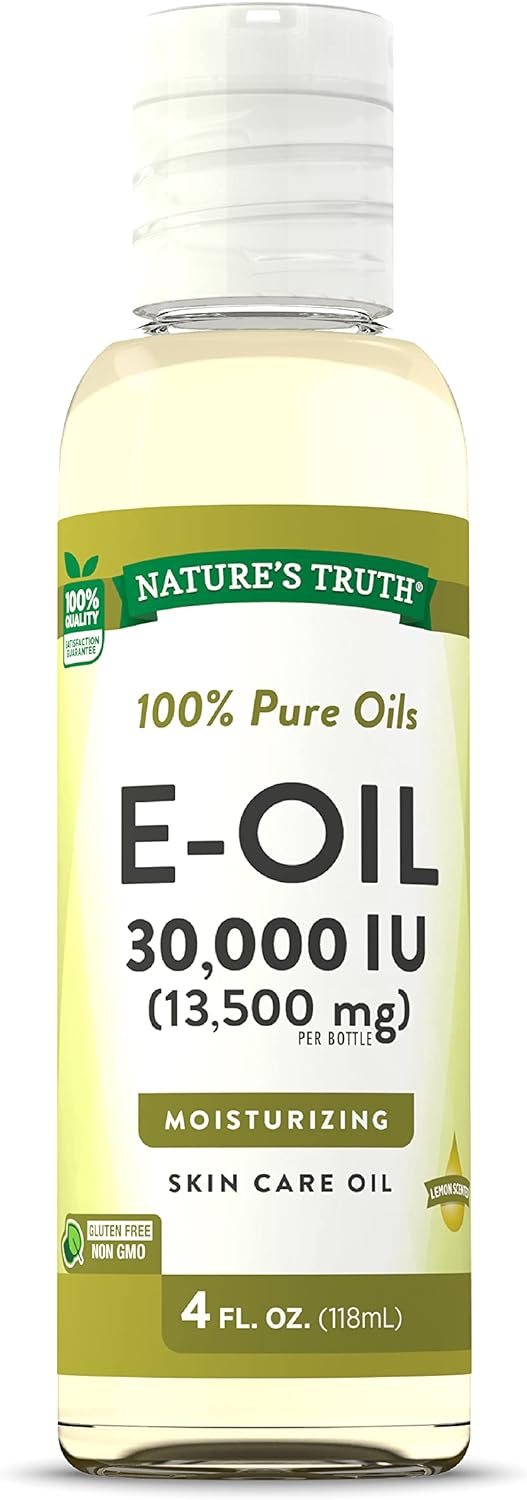 Natures Truth Vitamin E Oil Liquid, 4 Fluid Ounce (Pack of 3)