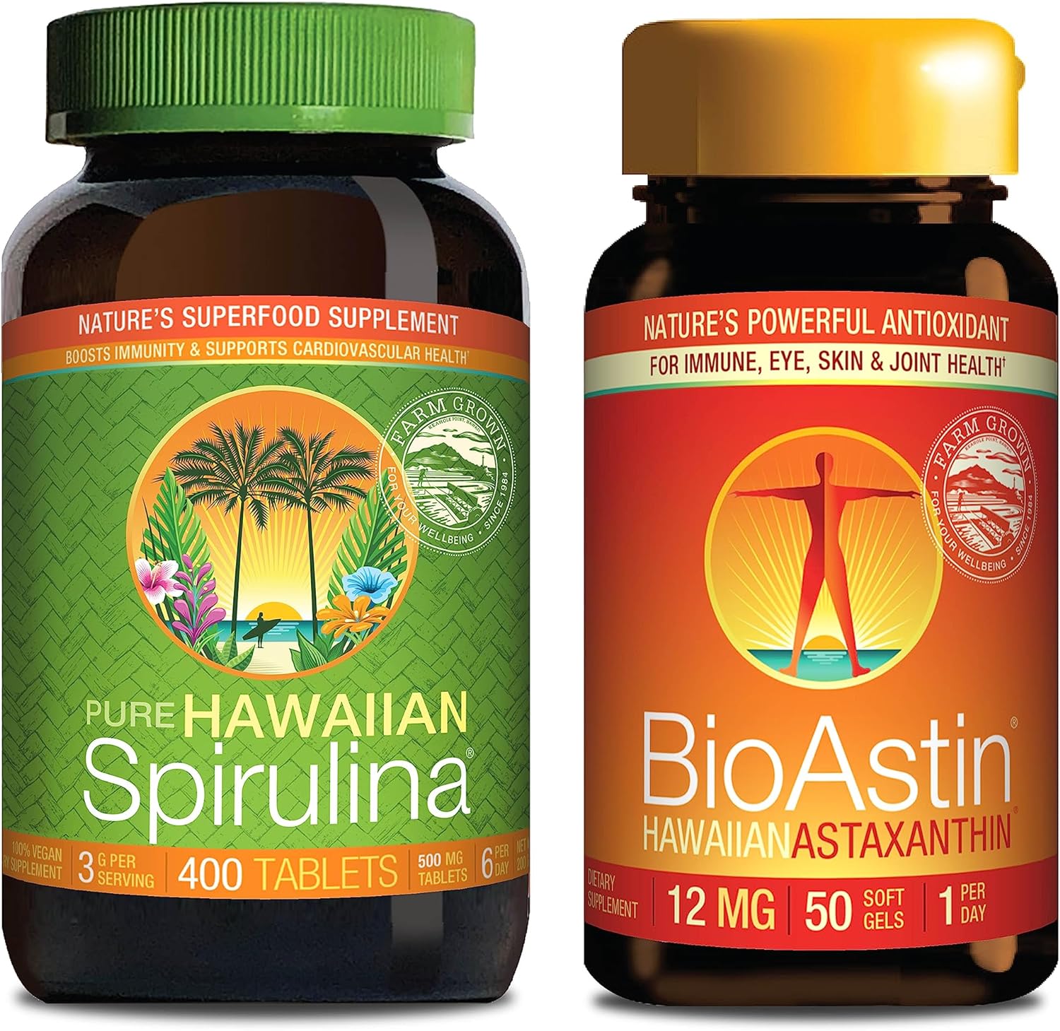 Bioastin Hawaiian Astaxanthin 12mg And Pure Hawaiian Spirulina 500mg Tablets Review Vitamin Reviewer 
