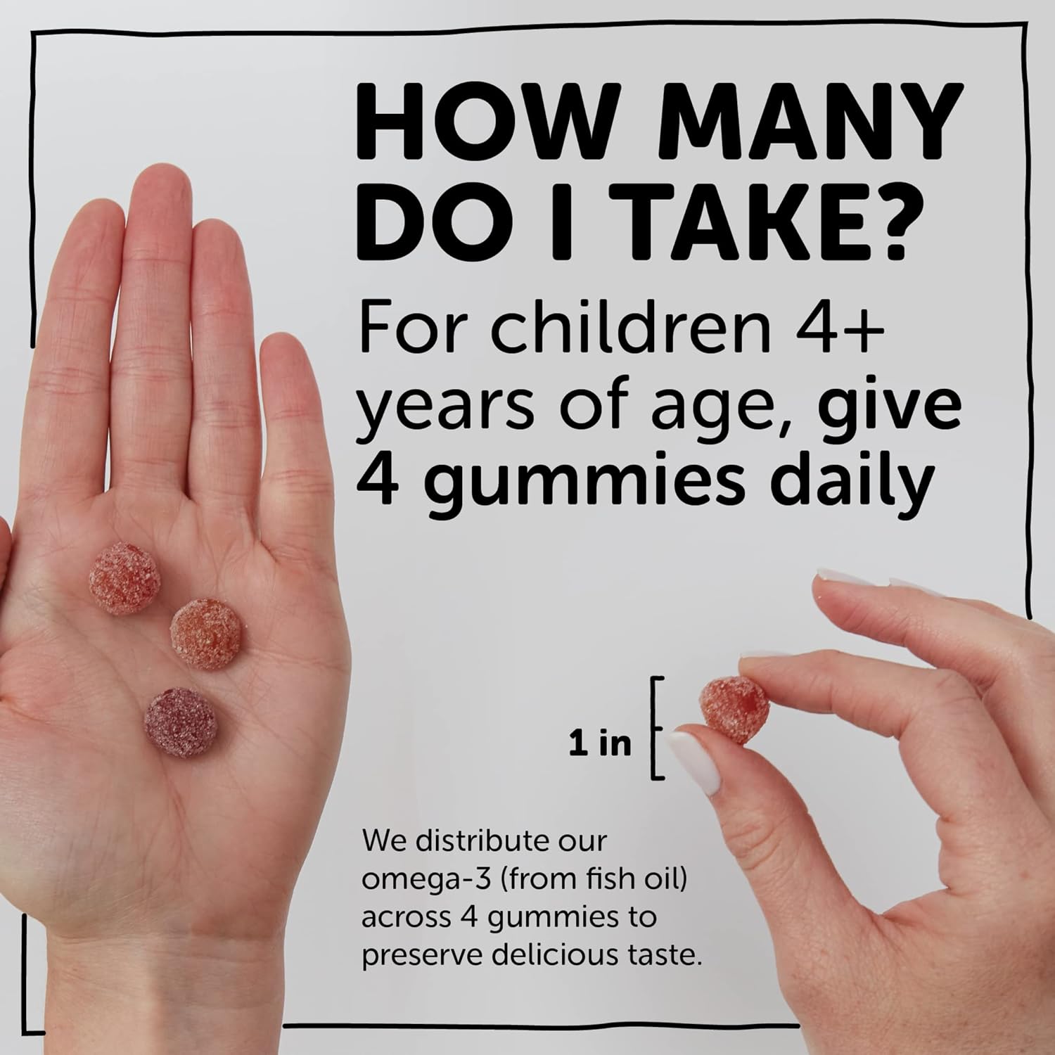 SmartyPants Kids Multivitamin Gummies: Omega 3 Fish Oil (EPA/DHA), Vitamin D3, C, Vitamin B12, B6, Vitamin A, K  Zinc for Immune Support, Grape, Cherry  Berry Flavors, 120 Count (30 Day Supply)