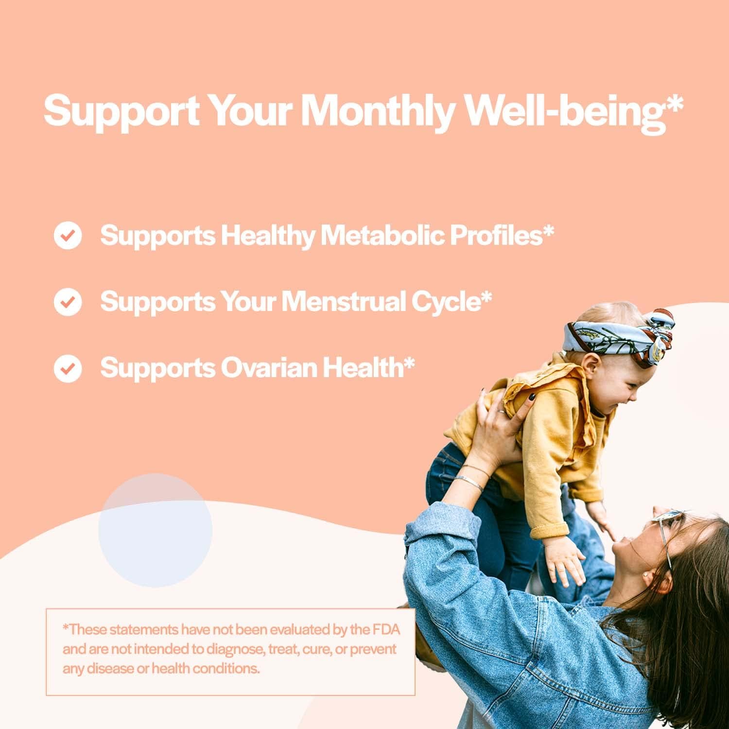 Wholesome Story Myo  D-Chiro Inositol (90-Day Supply) + Vitex | Hormone Balance, Healthy Ovarian Function  Fertility Support | Vegan Friendly