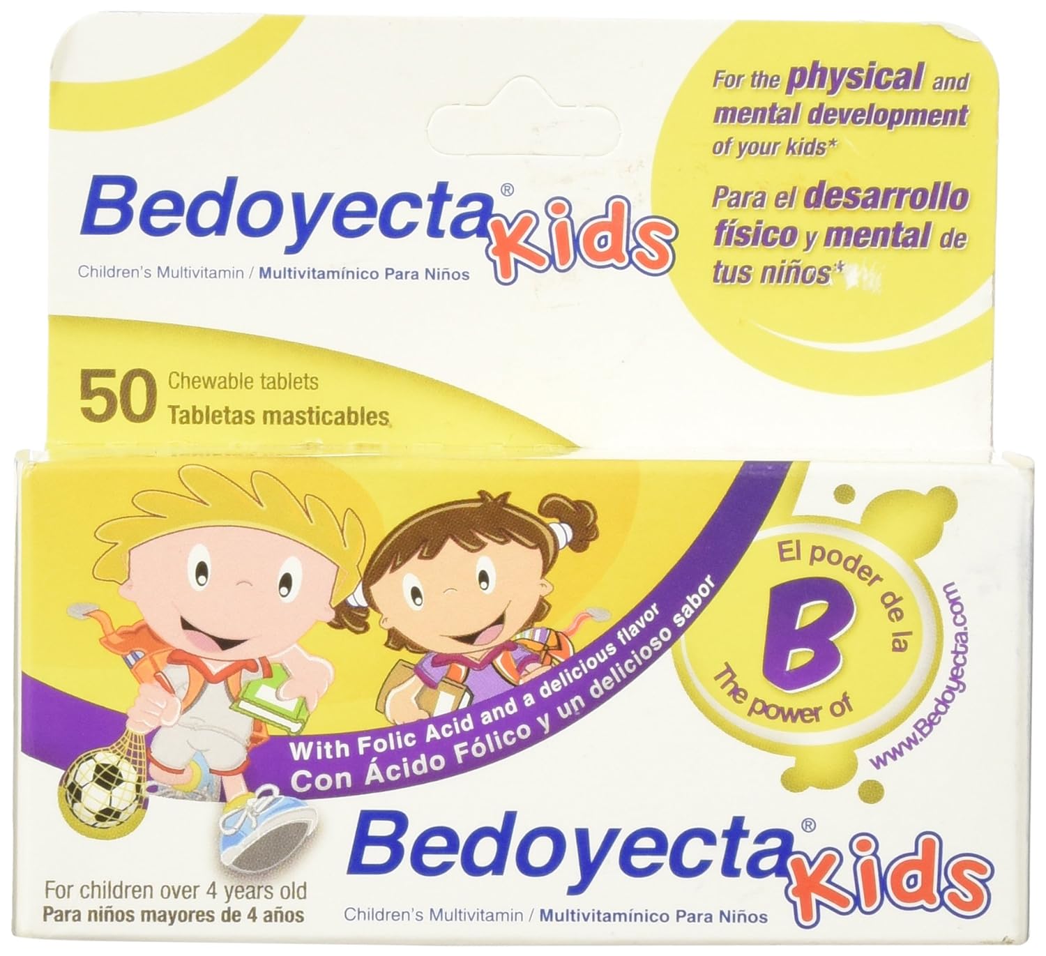Bedoyecta Childrens Chewables, 50 Count