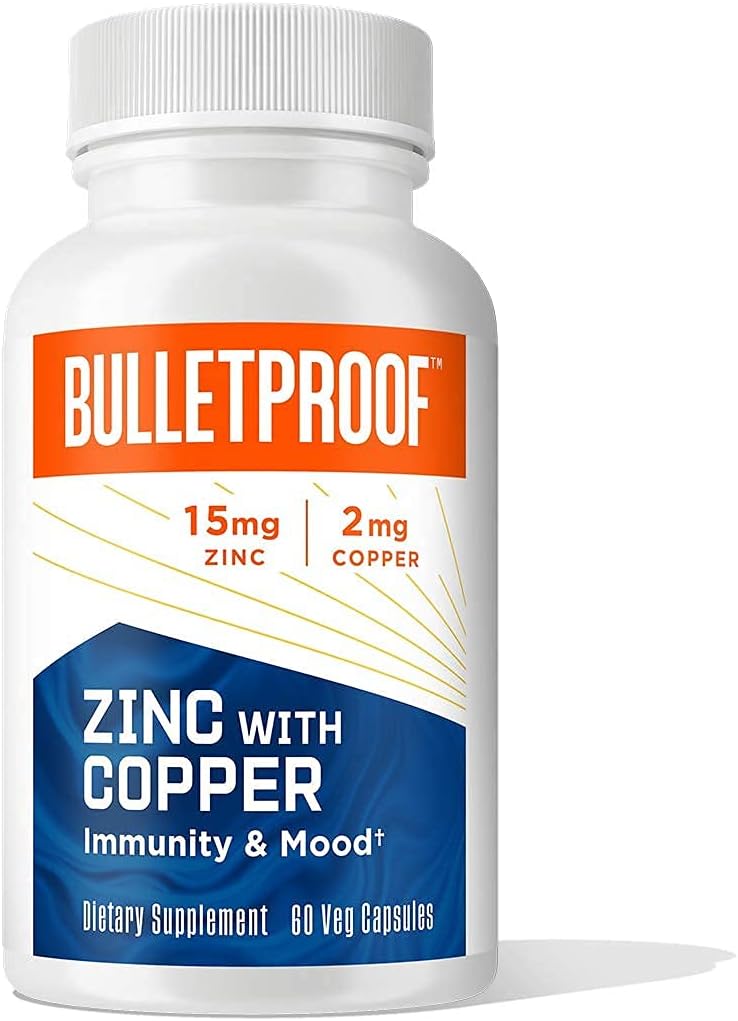 Bulletproof Triple Threat Strength Bundle, Vitamins A-D-K, 30 Softgels, Zinc with Copper, 60 Capsules, Methyl B-12, Spearmint Flavor, 60 Lozenges