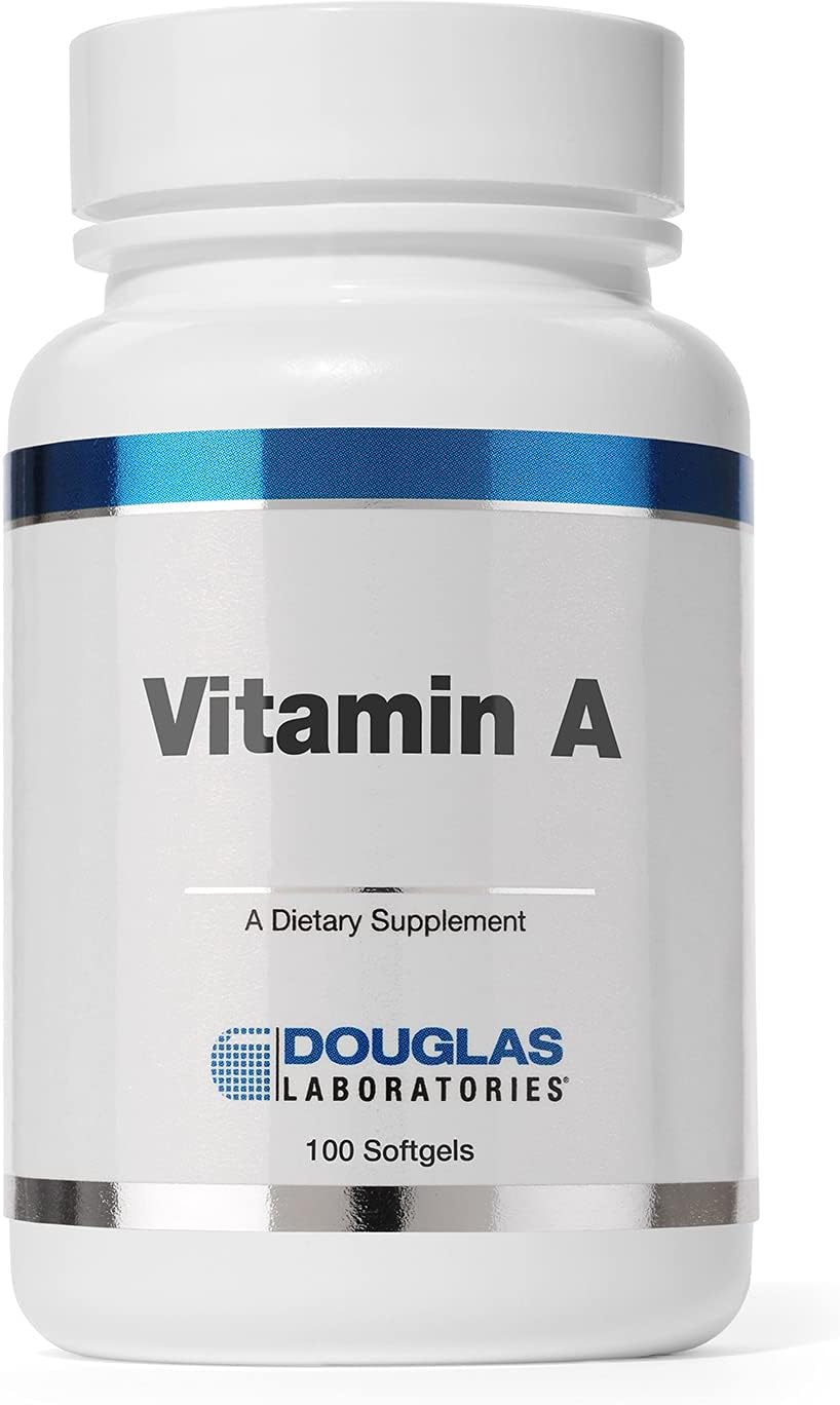 Douglas Laboratories Vitamin A | 10,000 I.U. Vitamin A Derived from Fish Liver Oil | 100 Softgels