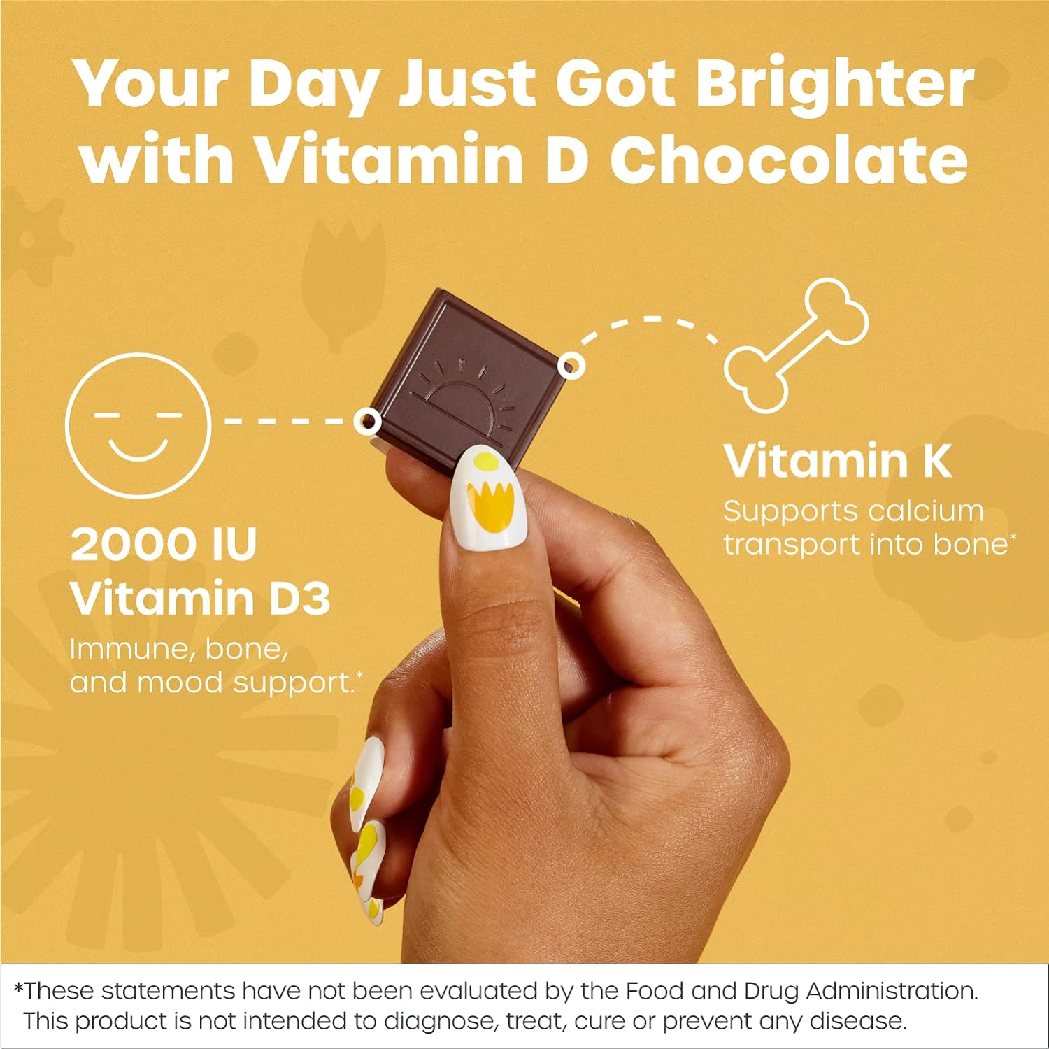 FX CHOCOLATE Rested and Radiant Set - Dream + Sunshine Chocolate Supplements - Melatonin and Vitamin D Chocolates - Delicious, Non-GMO and Sugar Free (2 Boxes of 15/30 Count Total)