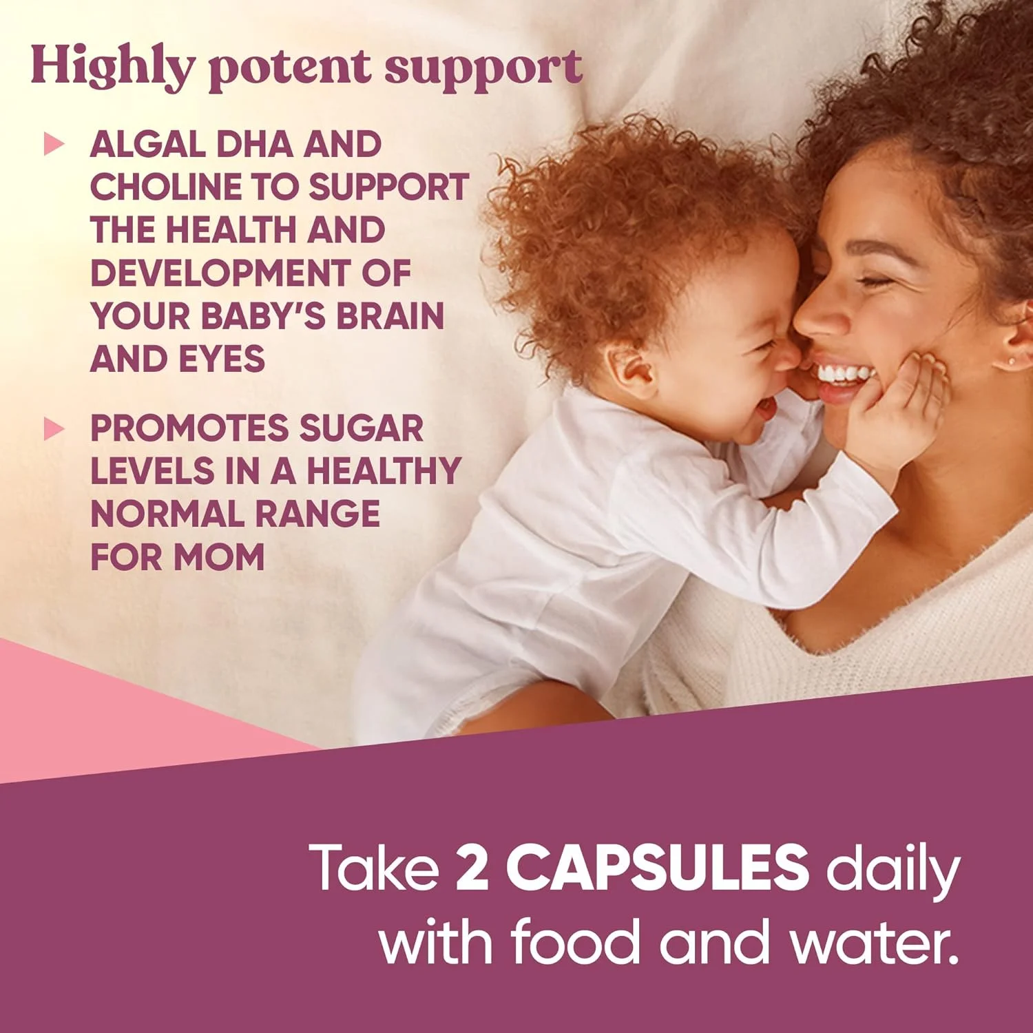 Glow Prenatal Vitamins for Women – 20-in-1 Vital Nutrients for Healthy Pregnancy and Fetal Development – Folic Acid  Vegan DHA For Babys Growth  A Comfortable Pregnancy – 60 Nourishing Capsules