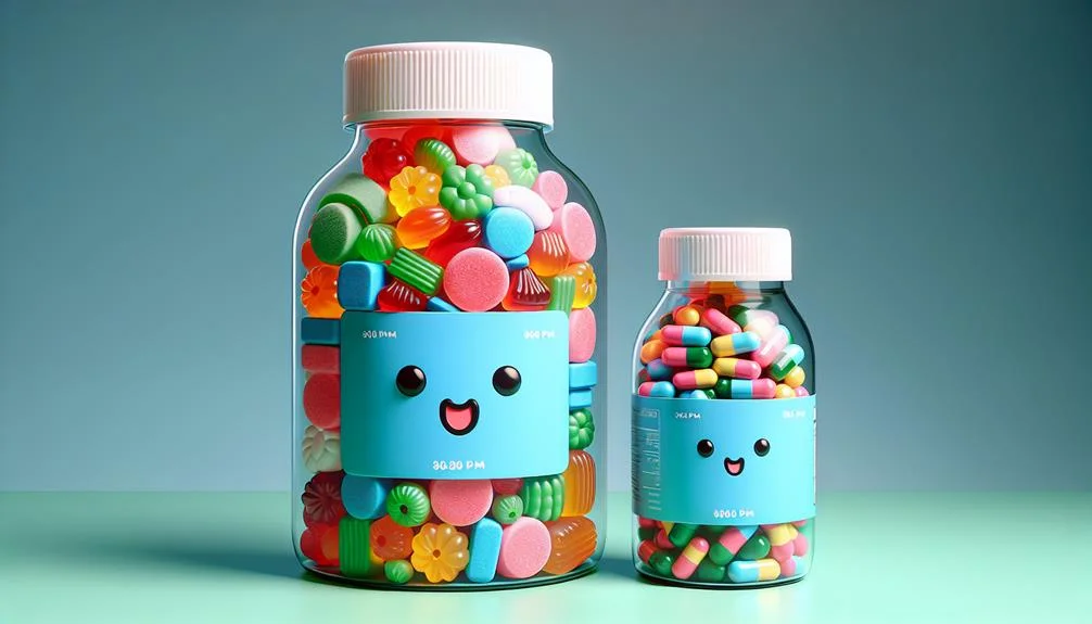 gummy vs pill comparison