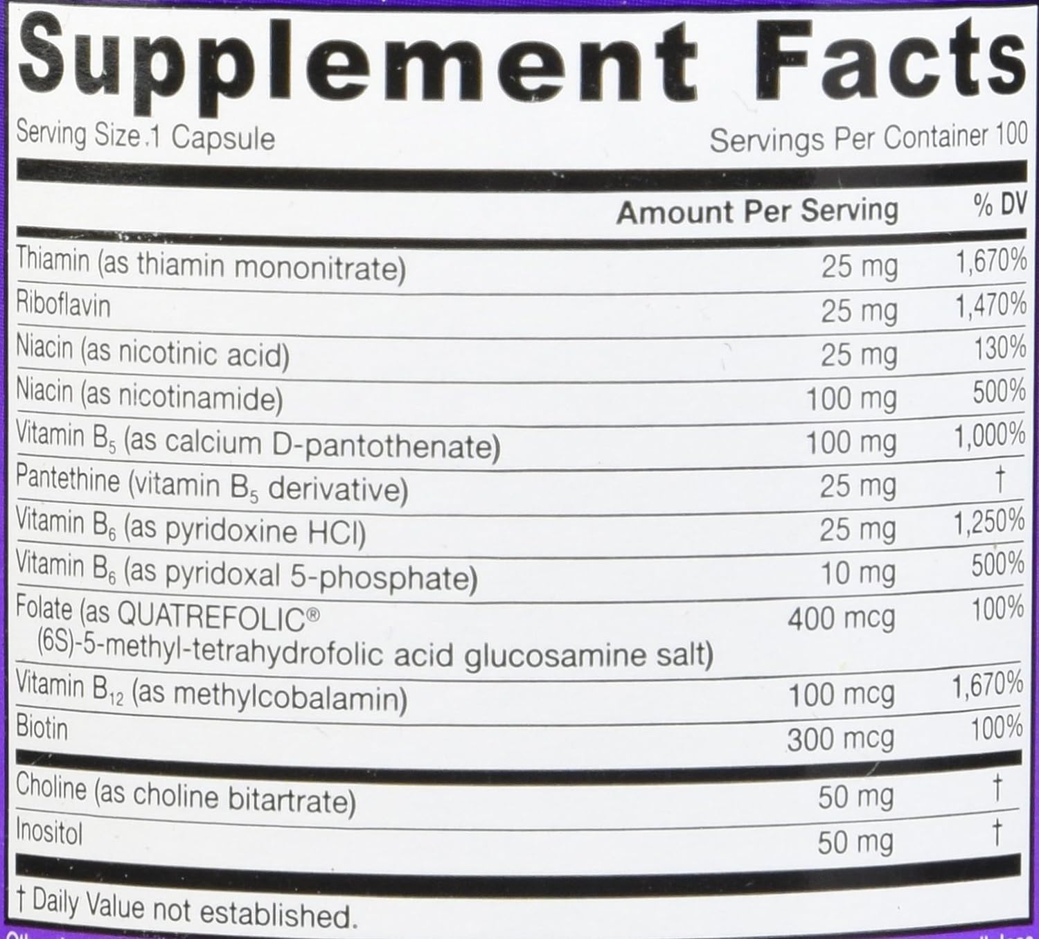 Jarrow Formulas B-Right - Low-Odor Vitamin B-Complex Formula - Energy  Metabolism Support - Promotes Brain, Heart  Cardiovascular Health - 100 Servings (Pack of 1)