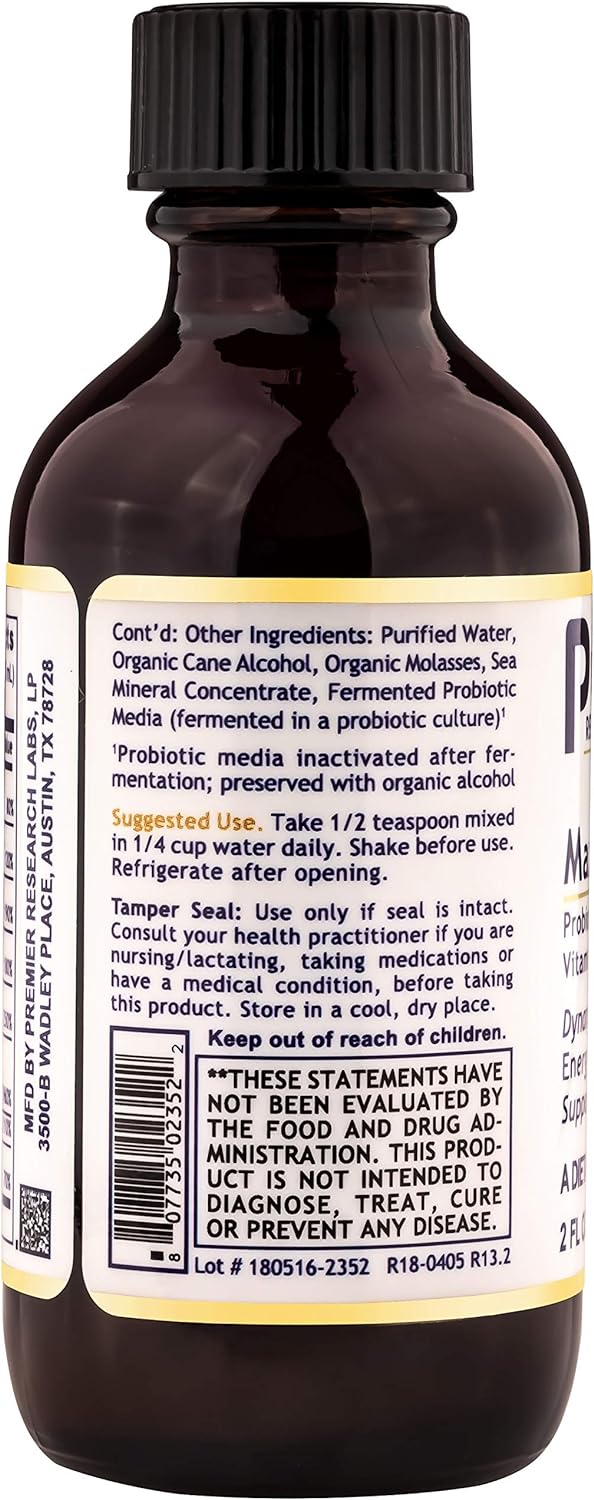 Max B-ND TM, 2 fl oz, Vegan Product - Probiotic-Fermented Vitamin B Complex Formula for Dynamic Liver, Energy, Brain and Mood Support