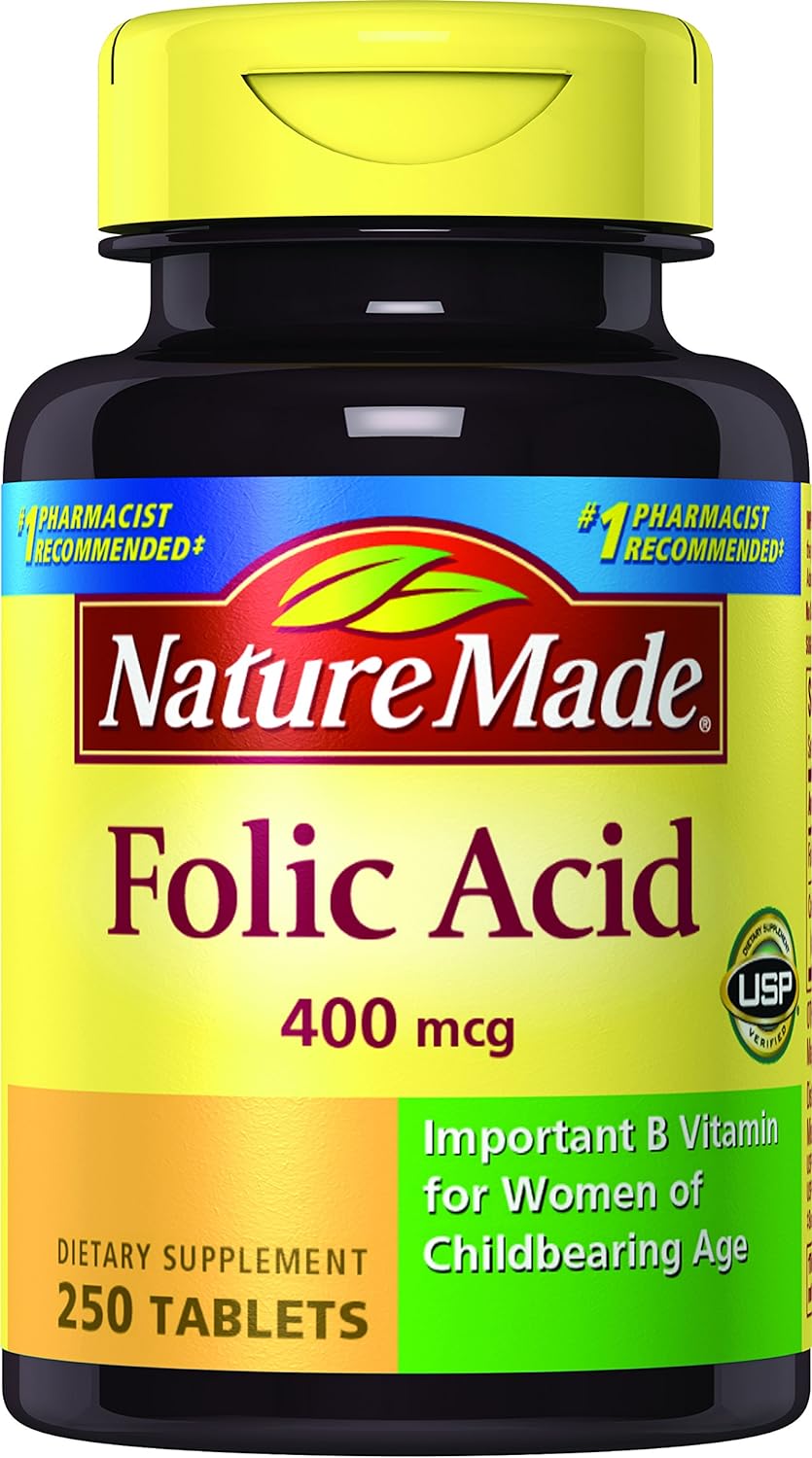 Nature Made Folic Acid, 250 ct