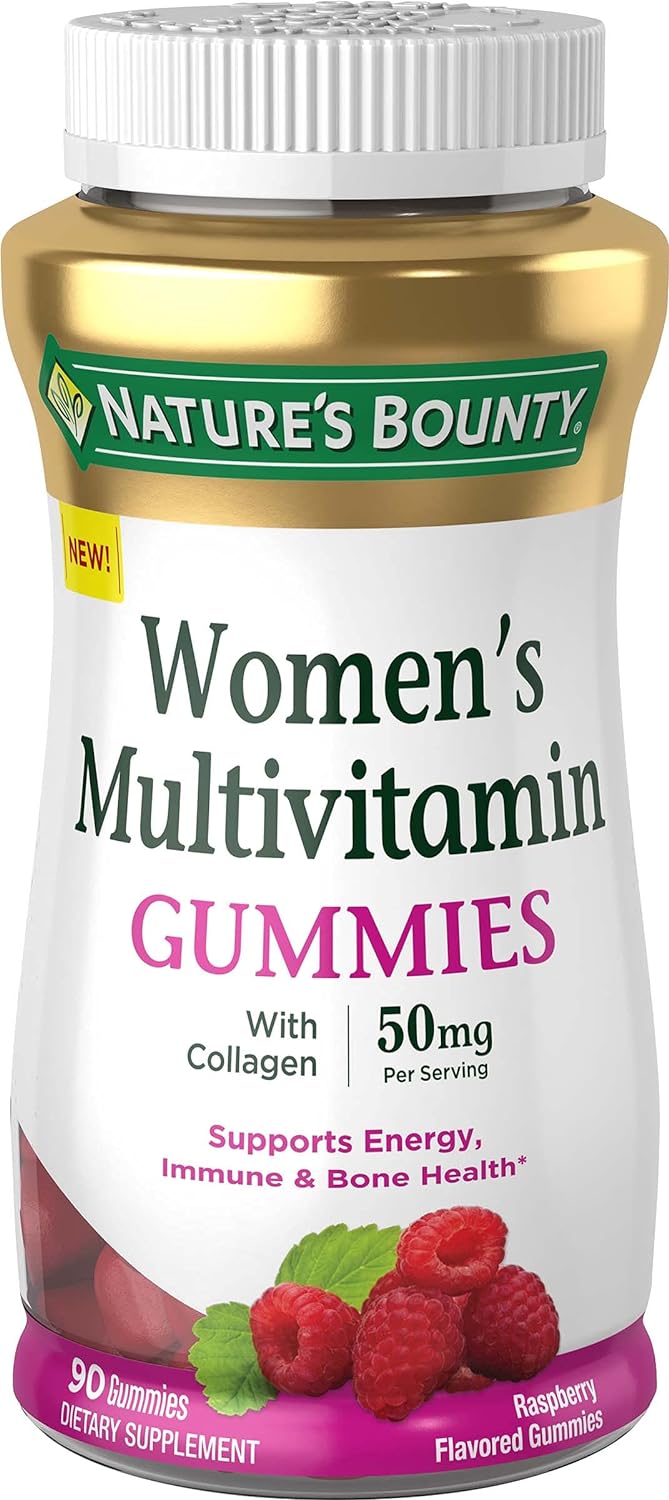 Natures Bounty Women Multivitamin, Vitamin Supplements for Adults, Fruit Flavored, 90 Gummies
