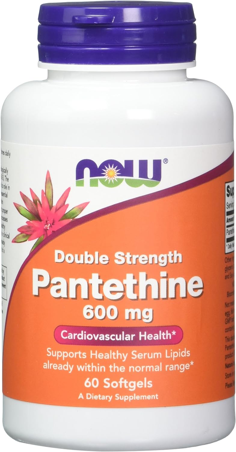 Pantethine, 600 mg 60 Softgels (Pack of 2)