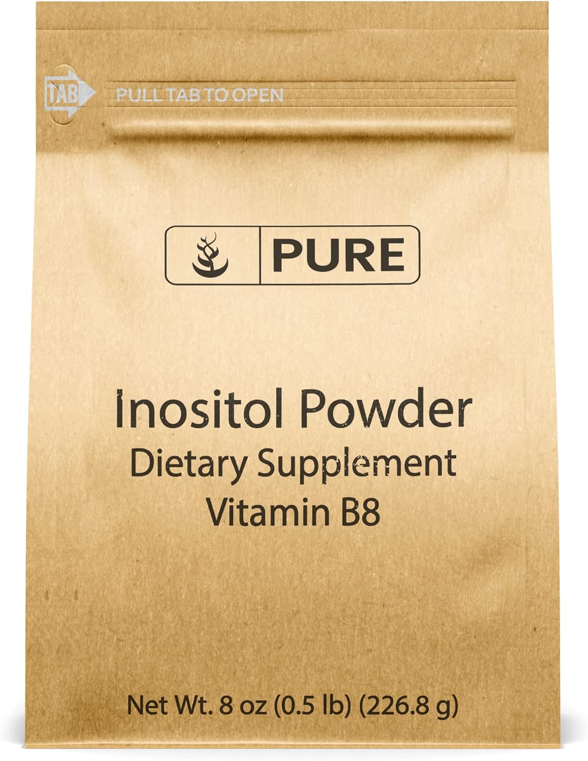 Pure Original Ingredients Inositol (Vitamin B8) Powder (8 oz) Always Pure, No Fillers or Additives, Lab Verified