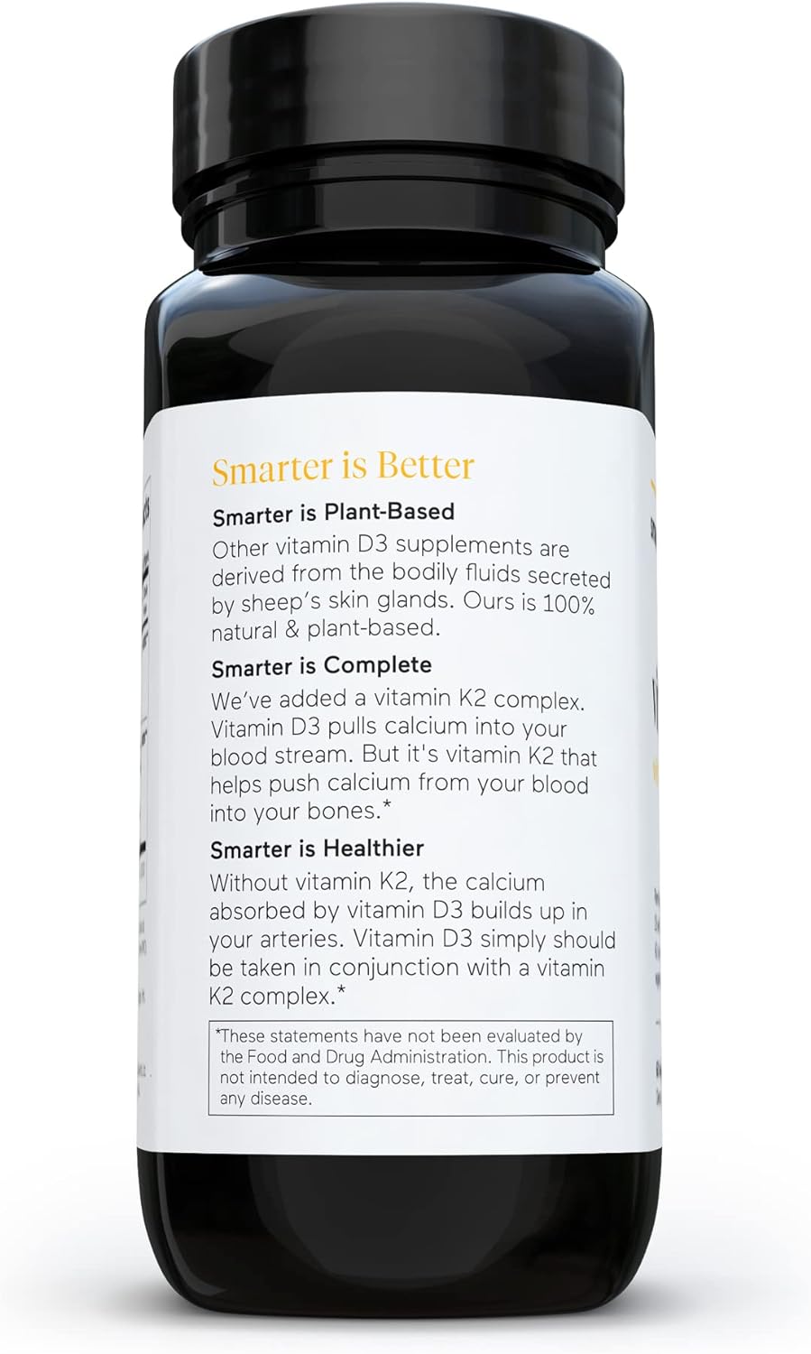 SMARTERNUTRITION Plant-Based Vitamin D3 Immune Support with Vegan K2 Complex + Smarter Omega 3 Fish Oil - Mediterranean Omega 3 Essential Fatty Acids