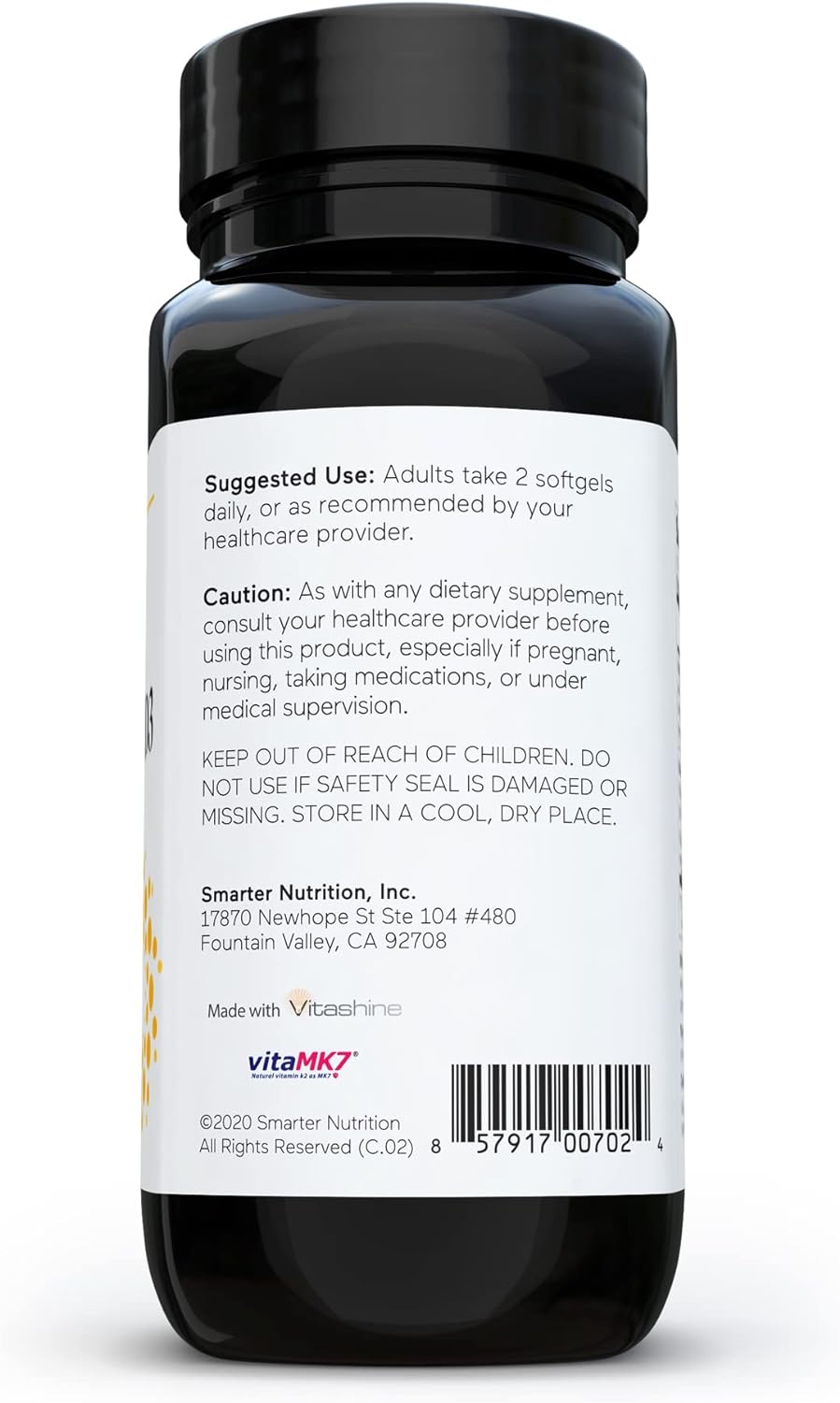 SMARTERNUTRITION Plant-Based Vitamin D3 Immune Support with Vegan K2 Complex + Smarter Omega 3 Fish Oil - Mediterranean Omega 3 Essential Fatty Acids