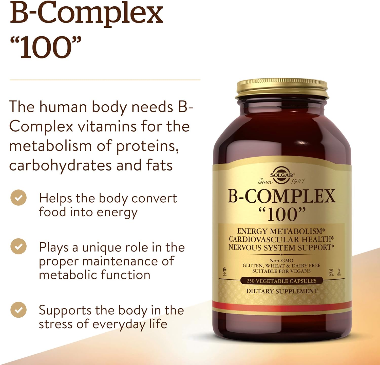 Solgar B-Complex '100' Capsules Review - Vitamin Reviewer