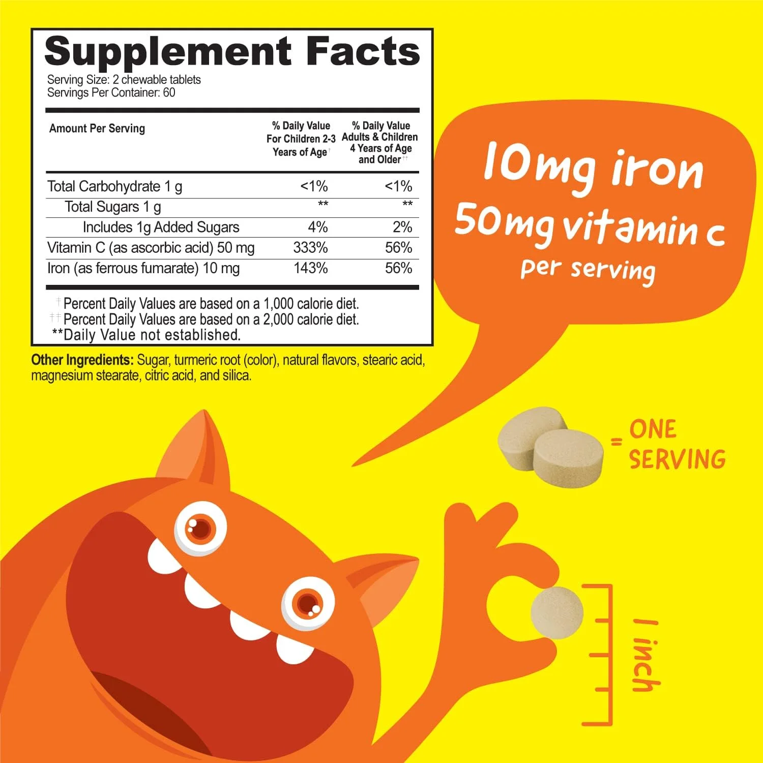 VitaWorks Kids Multivitamin Chewables + Iron 10mg + Vitamin C Chewables Bundle