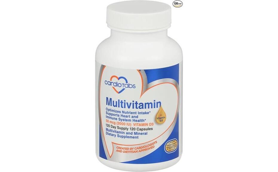 comprehensive cardiotabs multivitamin review