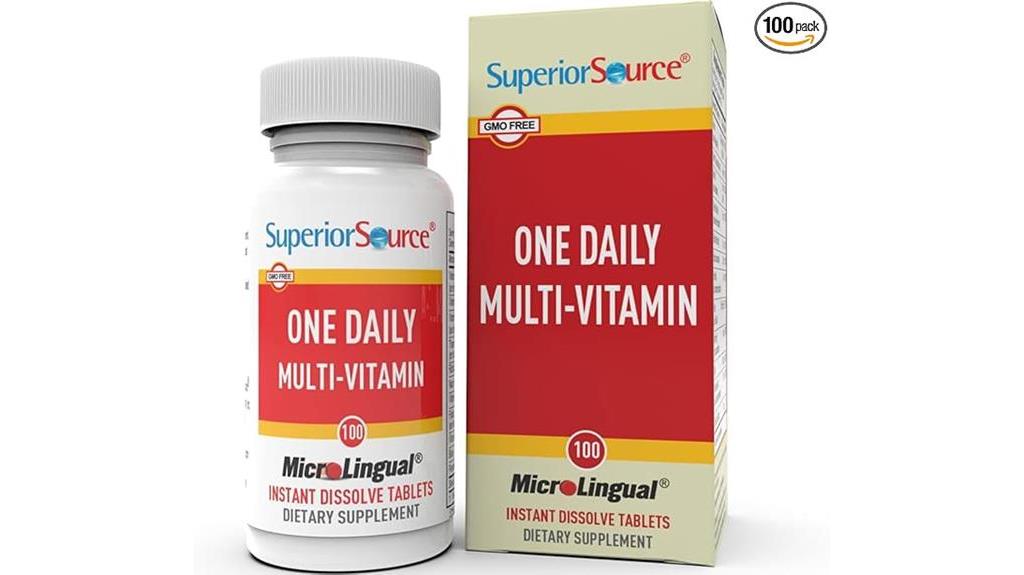 comprehensive multi vitamin evaluation