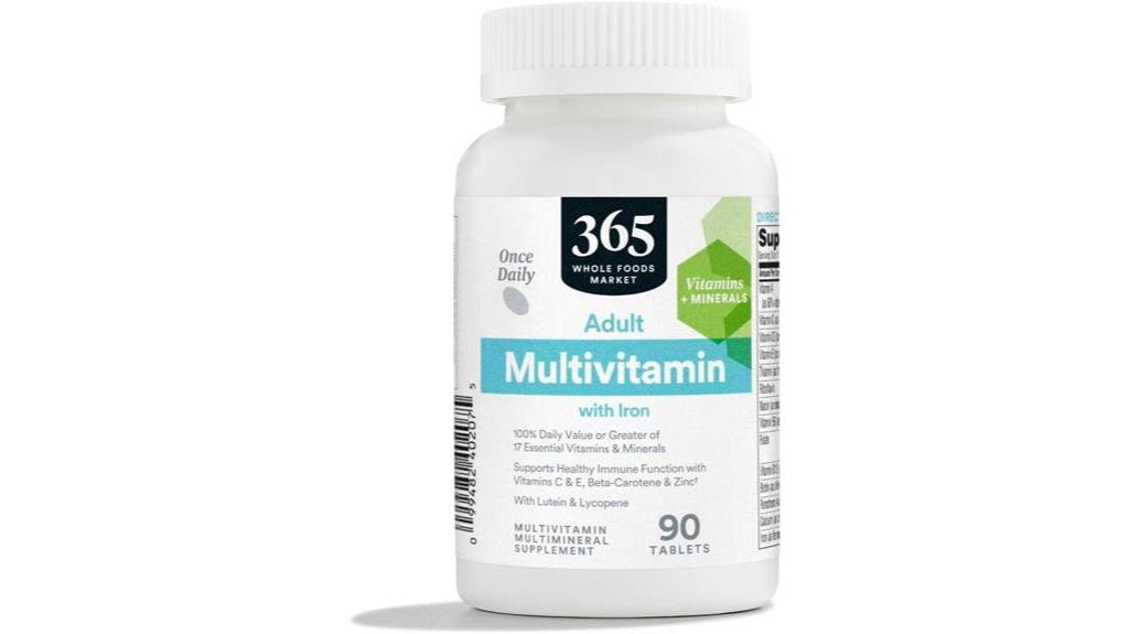 daily adult multivitamin review