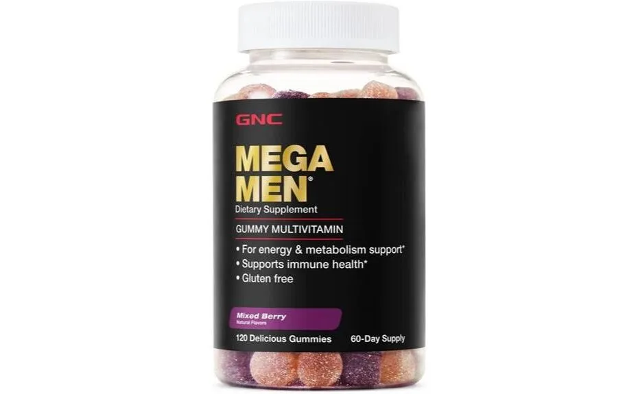 gnc mega men gummies review