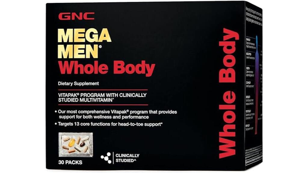 gnc mega men vitapak review
