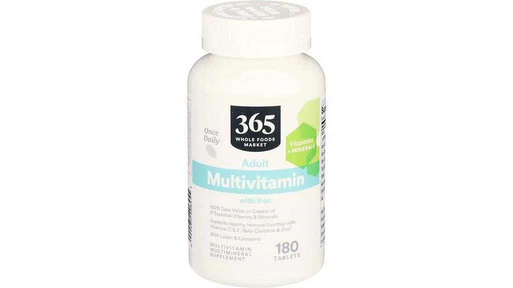 multi adult vitamins evaluation