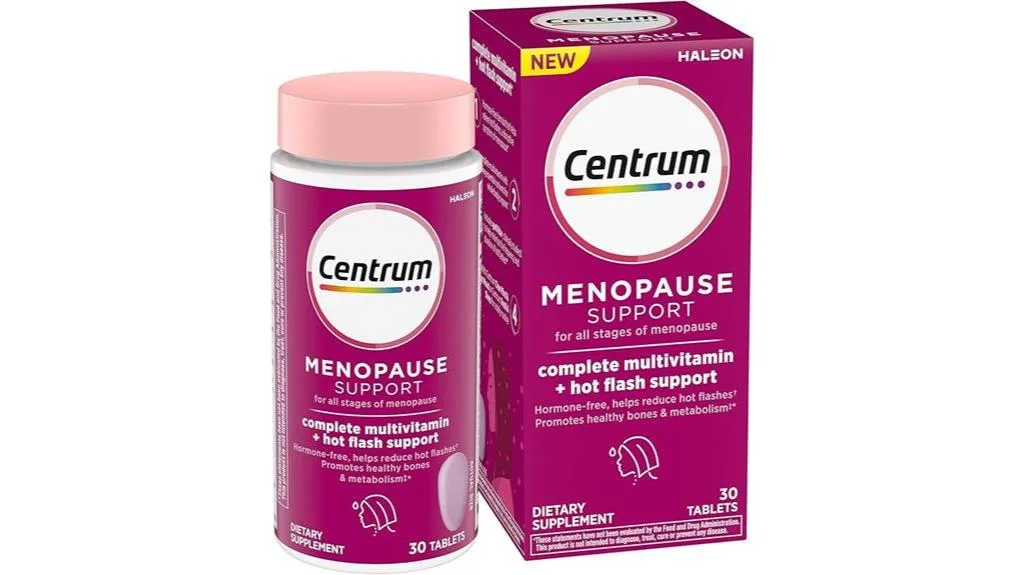 multivitamin for hot flashes