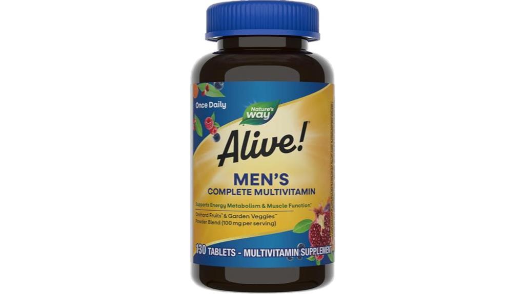 natures way alive mens multivitamin