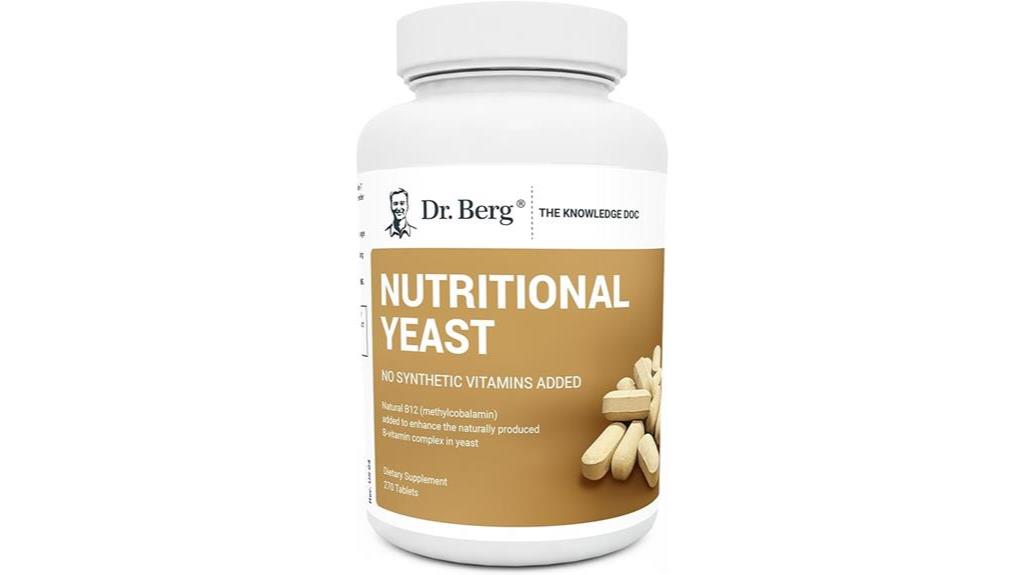 nutritional yeast tablet evaluation