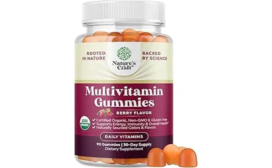organic multivitamin gummies evaluation