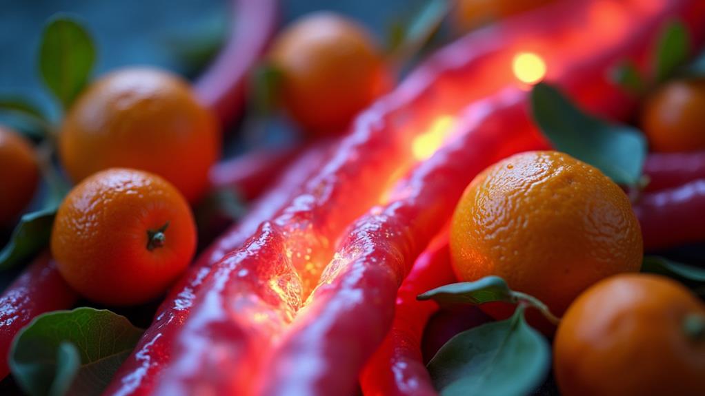 vitamin c aids blood vessels
