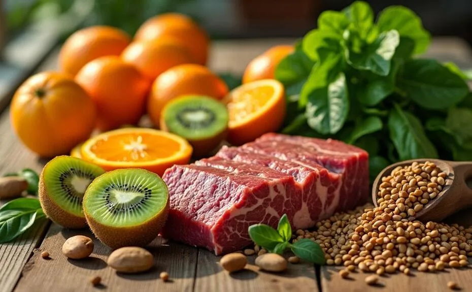 vitamin c enhances iron absorption