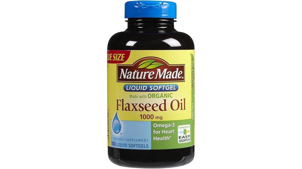 flaxseed oil softgel review