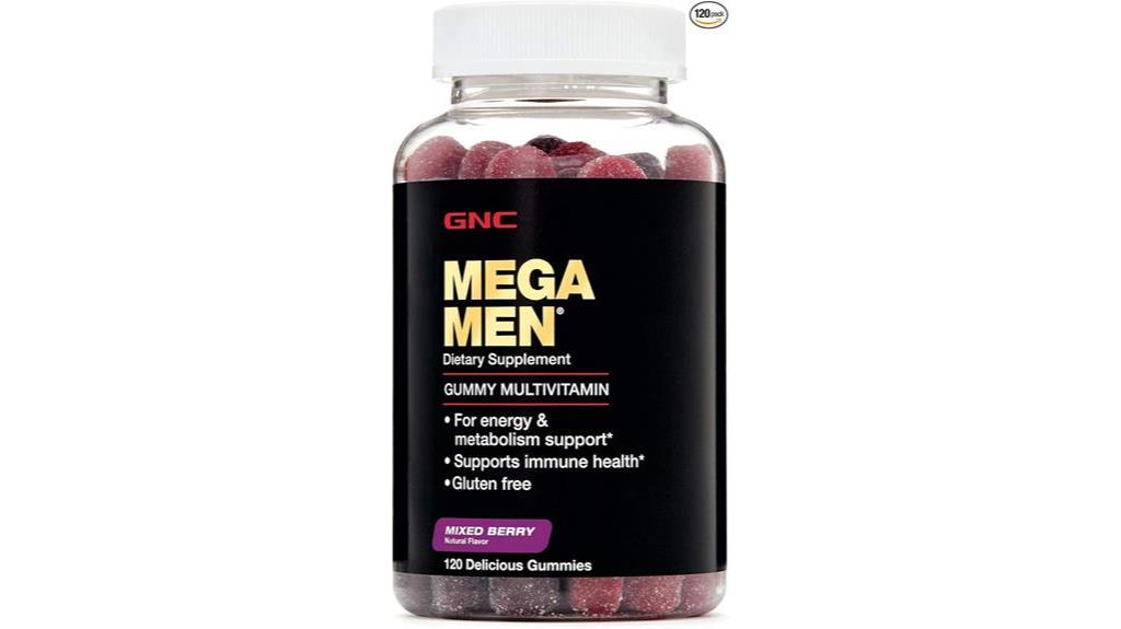 gnc mega men gummies review
