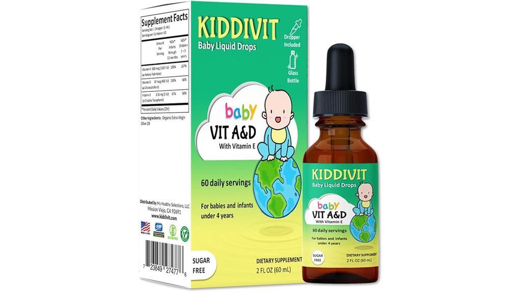 kiddivit vitamin a d review